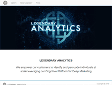 Tablet Screenshot of legendaryanalytics.com